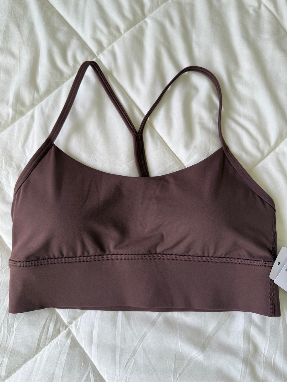 Lululemon Flow Y Nulu Longline Bra Sz 8